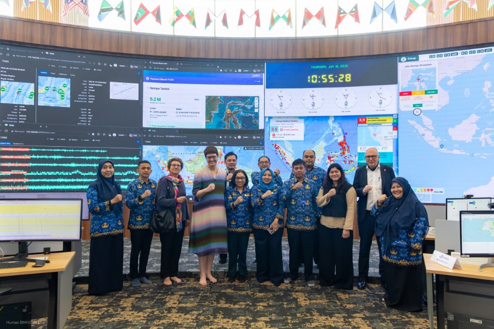 BMKG dan Jerman Perkuat Kerja Sama Mitigasi Tsunami, Siapkan Pemanfaatan AI untuk Peringatan Dini Gempa