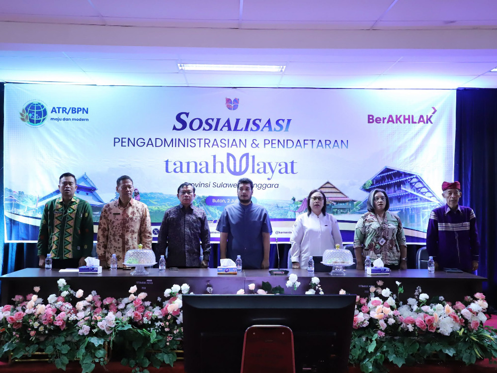 Perkuat Hak Masyarakat Adat, Bupati Buton Sambut Baik Sosialisasi dan Pendaftaran Tanah Ulayat oleh Kementerian ATR/BPN