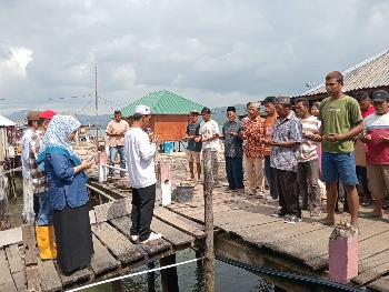 Pembangunan Masjid Dusun Terapung di Desa Telaga Baru Resmi Dimulai, Yayasan Harapan Amal Mulia Wujudkan Harapan Warga