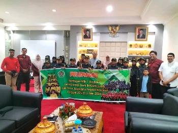 Pemkot Baubau Lepas Peserta LKBB Nasional 2026 dari MIN 1 Baubau, Wali Kota Bangga atas Prestasi Siswa