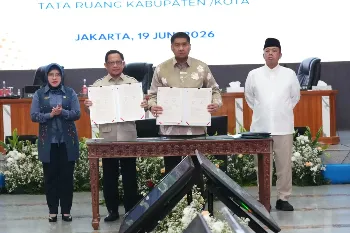 Kemendagri dan ATR/BPN beserta Kementerian PKP Perkuat Sinergi Percepat Program 3 Juta Rumah dan Lindungi Lahan Pertanian