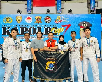 Tim Taekwondo Polda Sultra Ukir Prestasi Nasional, Boyong Lima Medali