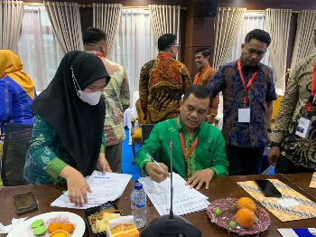 Wakili Bupati Buton, Syarifudin Saafa Hadiri RUPS PT BPR Bahteramas se-Sultra Tahun Buku 2025