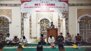 Doa Bersama Warnai Peringatan Hari Bhayangkara ke-80 di Polres Buton