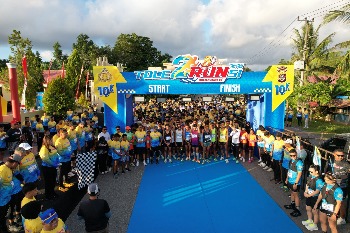 Run 10K Polres Buton Meriahkan HUT Bhayangkara ke-80, Ratusan Pelari Ikut Berpartisipasi