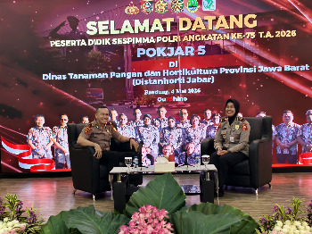 Sespimma Polri Angkatan 75 Gelar KKP di Dinas Tanaman Pangan Jabar, Bahas Ketahanan Pangan Jagung