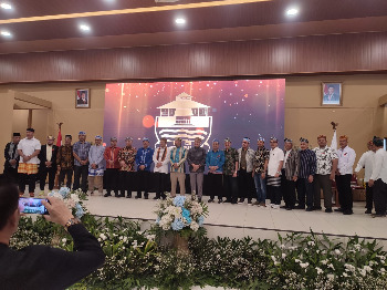 Wakil Bupati Buton Syarifudin Saafa, S.T., hadir di tengah-tengah hangatnya suasana kekeluargaan dalam acara Halal Bihalal dan Silaturahmi Kerukunan Diaspora Masyarakat Buton Jabodetabek, di Gedung Graha Dirgantara, Jakarta Timur,  Sabtu (9/5/2026) (Foto: Istimewa)